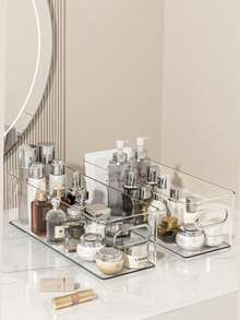 4/2/1 Pc Transparent Desk Storage Box, Household Underwear, Bra, Socks Storage Box, Cosmetics Storage Box, Mobile Phone Shell Storage Box, Kitchen Refrigerator Storage Box, Drawer Storage Box