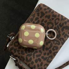 复古三色波点耳机盒+挂环 适用于苹果Pro2/Pro/4/3/2 时尚女款耳机盒 简约耳机盒 苹果耳机盒 苹果耳机套 秋冬 - 彩色 - 查看 14