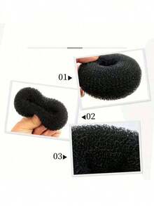 Donut Bun Maker Set ,Foam Sponge Bun Maker- Easy Hair Styling Tool For Perfect Ballet Buns, Chignons & Sock Buns - Ideal For Weddings, Parties & School Events ,Hair Styling Kit ,Hair Tool Kit