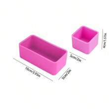 2pcs Silicone Bento Lunch Box Divider Set, Reusable Thick Lunch Bag Lunch Box Divider, Dishwasher