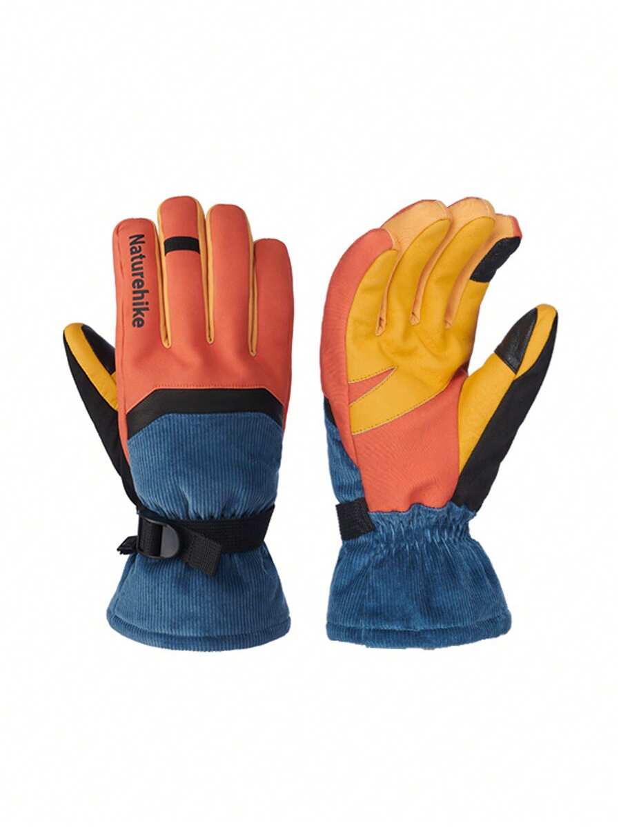 Naturehike 1 Pair Finger Separating Ski Gloves, Winter Gloves, Couple Gloves