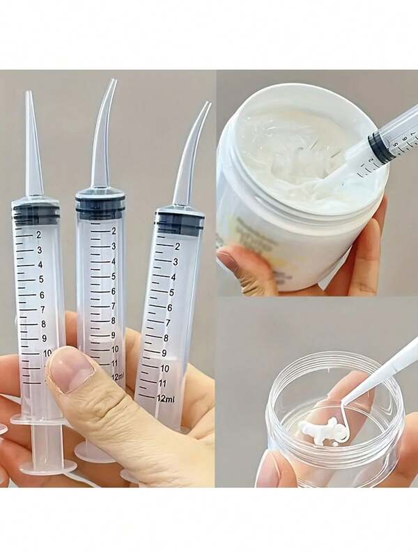 2/4 Pcs Reusable Liquid Sample Dispensers – Straight & Curved Mini Bottles With Measurement Markers , Leak-Proof Travel-Sized Refillable Containers For Skincare, Perfume, Shampoo, Portable Sampling Kit For On-The-Go Use