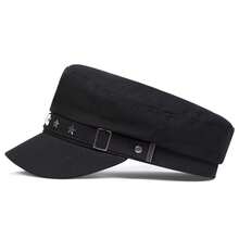 1 pieza Gorro de marinero con pentagrama para hombre, gorra boina de moda callejera, sombrero casual versátil para exteriores apto para primavera y otoño - Multicolor - Ver 4