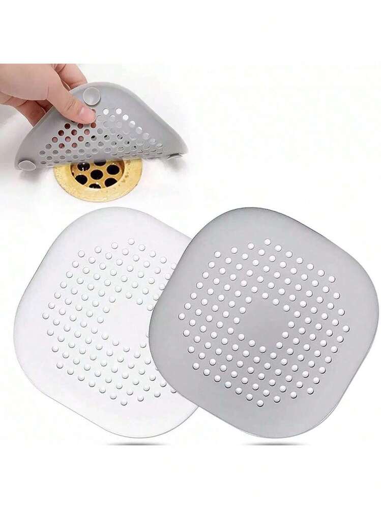 4/2/1 pieza Filtro de cabello de silicona y tapón de drenaje para bañera y ducha - Evita obstrucciones y olores. Accesorios de baño Herramientas de baño - Multicolor - Añade 8