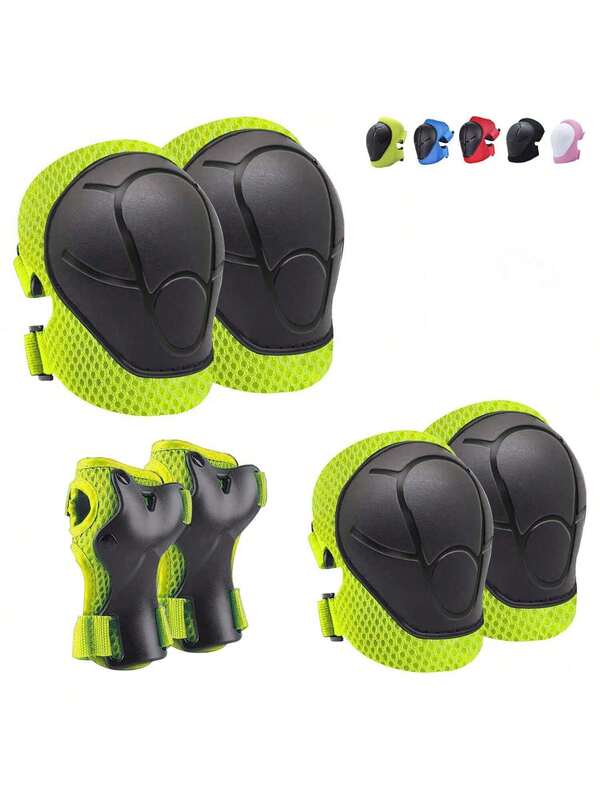 1 Set Knee Pads For Knee Pads And Elbow Pads Protective Gear Set Elbow Pads And Knee Pads For Girls Boys With Wrist Guards 3 In 1 For Skating Cycling Bike Scooter