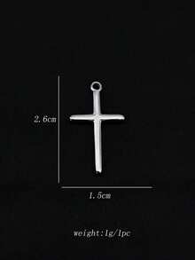 1/3/5件十字架DIY珠宝制作饰品 - 十字 - 查看 3