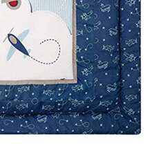 BEEWEED 1pc Airplane Printed Soft Blanket For All Season Quilt For Baby's Nursery, Blue Ocean Animal Print,Warm Cozy Soft Throw Blanket Blanket For Couch Bed, Crib, Bedding Throw Blanket For Baby Boys/Girls Holiday Gift, 31.5inchx41.3inch