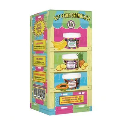 Lola Cosmeticos Kit Feira Cronolola Bemdita Ghee 100g Nutrição Hidratação e Reconstrução