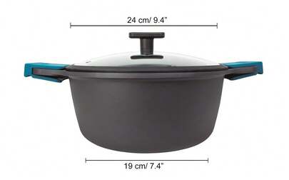  Panela antiaderente Arcos Thera Series, 24 cm de diâmetro com revestimento Eclipse