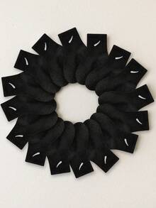 8 Pairs Kids Socks, Black Fashionable Versatile Baby Crew Socks With Diagonal Stripe Pattern, Suitable For Casual Daily Wear