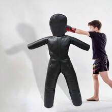 Grappling Dummy Boxing Equipment, Unfilled Multiuse Sturdy, Taekwondo Training Device Exercise Tackling Dummy 130cm