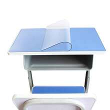 Almofada de mesa transparente de 1/2/4, 23,6 pol. x 15,7 pol., PVC resistente ao calor e à prova d'água, com bordas arredondadas, durável, almofada de proteção para mesa de escritório, almofada de escrita antiestática