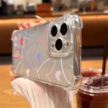 Funda de teléfono transparente adecuada para iPhone 17air/16e/15/14/13mini/12mini/11,X/XR/XSmax,Aplicable a  galaxia S25ULTRA/S25PLUS/S25FE/S25EDGE/S25/S24ULTRA/S24PLUS/S24FE/S24/S23ULTRA/S23PLUS/S23FE/S23/S22ULTRA/S22PLUS/S22/S21ULTRA/S21PLUS/S21FE/S21/S20ULTRA/S20PLUS/S20FE/S20/NOTE20ULTRA/NOTE20/NOTE10PLUS/NOTE10/M56/M53/M36/M33/M23/A73/A56/A55/A54/A53/A52/A51/A50/A36 /A35/A34/A33/A32/A31/A30/A26/A25/A24/A23/A22/A22/A21S/A20S/A17/A16/A15/A14/A13/A12/A11/A10S/A07/A06/A06/A05S/A05/A04E/A04/A03CORE/A03/A02S/A02, Agujero de Precisión Cuatro Esquinas Anticaída, Color Transparente Simple, Ligero y Tridimensional - transparente - Ver 4