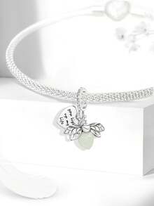 1件时尚可爱发光蜜蜂串珠手链/手镯，适合女性珠宝DIY和日常穿搭配饰，非常适合女孩佩戴。