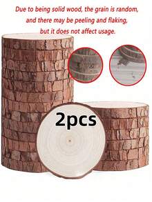 20 块圆形木盘，5-10 厘米，未加工木圈，未钻孔木圈，无孔，适用于 DIY 工艺品木制托盘，婚礼中心装饰，圣诞树装饰托盘