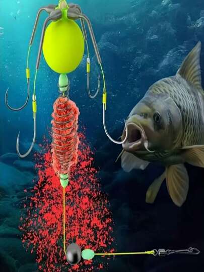 4pcs Anti-Snag Fishing Hooks, Easy To Hook Fish, Anti- And Anti-Snagging Bottom Hooks