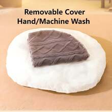 1pc Gray/Brown Dirt-Resistant & Durable Pet Bed, Removable & Washable, Suitable For Small/Medium/Large Dogs & Cats, Warm & Comfortable Sleeping Mat, Pet Supplies