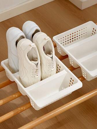 1pc Large Shoe Storage Box Storage Rack Storage Without Installation Shoe Cabinet Organization Storage Without Installation Shoe Rack Three-Layer Vertical Shoe Rack, Space-Saving Dust-Proof Slipper Storage Box, Multi-Purpose Plastic Shoe Rack, Shelf Basket