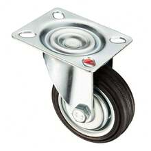 COSHANO Ruedas giratorias rueda loca 3" 76mm juego de 4 muebles plataformas mesas - Gris - Ver 5
