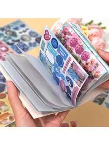 Sách dán hình cắt bế phong cách Retro 32 tờ với các họa tiết cổ điển, bao gồm cả họa tiết Booger nhỏ, dùng để trang trí sổ tay, cốc và các họa tiết nhỏ. Sách dán hình mini thích hợp làm quà tặng để chia sẻ với bạn bè. - Xem 5