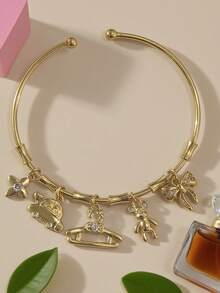 1 件简约别致串珠链手链/脚链，波西米亚风格可调节流苏手链，适合女性日常、约会、派对、度假、万圣节，是送给朋友、家人、青少年的理想礼物 - 萌飾款 - 查看 12