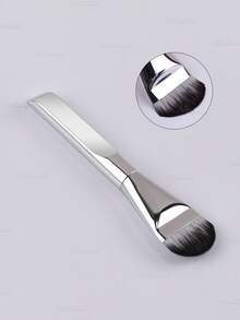 1 Stück Foundation Make-up Pinsel, Gesichtsmaske Pinsel, ultra-dünner Paddle Foundation Pinsel, runder Konturpinsel für das Gesicht, flacher Konturpinsel, Multifunktions