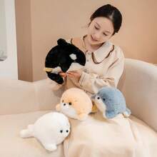 1 con thú nhồi bông hình hải cẩu/cá voi sát thủ hoạt hình dễ thương, mềm mại, búp bê hải cẩu/cá voi sát thủ mini, búp bê trẻ em, búp bê giảm căng thẳng, đồ trang trí nhà cửa, quà tặng sinh nhật/Giáng sinh/Ngày lễ tình nhân/Lễ Phục sinh. - Nhiều màu - Xem 8