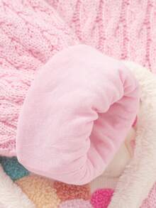 Balabala 女婴冬季套头毛衣，柔软针织上衣，可爱舒适风格