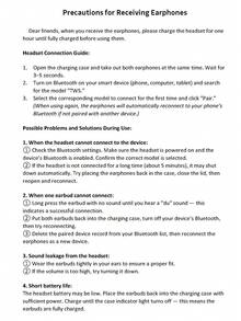 Ultra-Lightweight Bluetooth Earphones TWS Earbuds, Stereo Bass HiFi Sound Quality Wireless Headphones - Compatible With IOS/Android, Auto Pairing, Easy To Use, Suitable For All - S32 - View 8