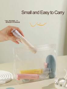 迷你便携折叠牙刷套装带牙膏收纳盒，二合一牙刷轮，多种颜色可选，商务旅行必备工具，成人软毛牙刷，酒店牙刷，旅行洗漱用品必备，牙齿美白，方便收纳