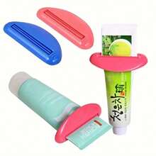 1pc Plastic Toothpaste Squeezer - Travel-Friendly Bathroom Accessory For Home Usebathroom Decor Summer Back To School - 隨機顏色-1pc - 查看 5