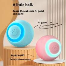 Gravity Intelligent Rolling Ball, Smart Electric Pet Toy, USB Rechargeable, Cat Interactive Toy, Available In Multiple Colors. Suitable For Kitten, Helps Cats Relieve Stress And Boredom, Activates Cat's Hunting Instinct Through Movement. Product Size Fits Cats Of Different Sizes, Cats Feel No Threat And Their Hunting Nature Is Triggered. - Multicolor - View 2