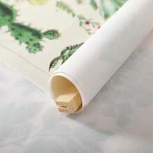 1 pièce Affiches d'art mural avec option de rouleau en bois. Peinture abstraite moderne bleu et or nuage imprimé sur canevas. Style décoratif artistique, thème élégant pour mur. Œuvre d'art à l'encre, convient pour salon, chambre, salle à manger. Impression verticale d'intérieur, imperméable et sans odeur.