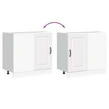 Küchenunterschrank Kalmar Weiß Holzwerkstoff