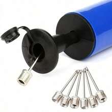 10件/套便携式迷你手动气泵充气套装带针头适用于足球篮球排球 - 彩色 - 查看 5