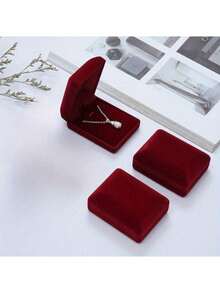 1pc Necklace Box, Pendant Box, Jewelry Organizer, Gift Packaging Box, Jewelry Storage Container For Trinket, Vmother's Day Gift Wrap Storage Box Gift Wrap Storage