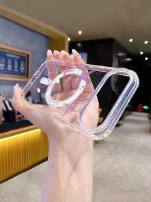 Lilafarbene Schutzhülle mit Seestern-Muster, magnetische Handyhülle für den Sommer-Strand-Stil, ästhetisches süßes Design, stoßfester Fallschutz, kompatibel mit iPhone 17Promax 17Air 16E 16 15 14 13 12 11 X XS XSMAX Plus Pro S25Ultra S25EDGE S25 S24 S23 S22 plus FE Hülle - Transparenz(clear) - Übersicht 7