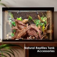 1 块大型浮木 25-30 厘米天然浮木珊瑚装饰，水族箱水景浮木 - 逼真的爬行动物和两栖动物栖息地，带攀爬树枝，乌龟筑巢平台，以及淡水或海水水族箱装饰，自然外观，耐用木材，随机发货的南美坦克装饰，盆景根，鹿角，干树枝 - 彩色 - 查看 4