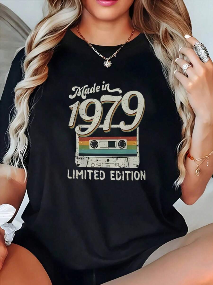 Tops mujeres camisetas gráficas mujeres disfraz halloween mujer trajes de vacaciones mujeres Ropa para el hogar Camisa - Negro - Ver 1