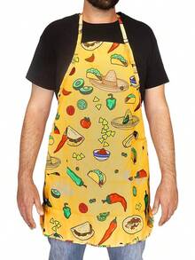 Delantal ajustable con bolsillos Funny Guy Mugs - Delantal de taco - Ver 6