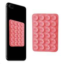 POP PREMIUM SUCTION CUP CELL PHONE HOLDER - Pink - View 1