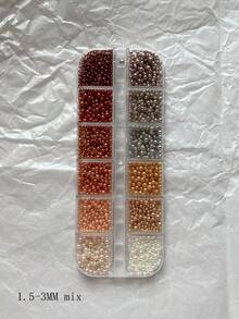 1 Set Nail Art Pearl Decorations, Assorted Sizes & Colors, 3D Dimensional Accessories Nails Nail Supplies - Multicolor - View 10