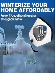 Outdoor Winter Foam Anti-Freezing And Anti-Icing Insulation Cover For Faucet Protection, 3 Piecesoutdoor Faucet Cover For Warmth Winter Warrior EPS Foam - Protect Your Outdoor Faucets From Freezing Temperatures. Outdoor Winter Foam Faucet Anti-Freezing Protective Cover, Anti-Icing Insulation Maintenance Tube Protective Sleeve For Warmth, Winter Faucet Protection, Preventing Faucets From Freezing, Winter Snow And Ice, Faucet Protective Cover