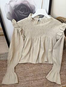 Women Tops - Beige - View 2