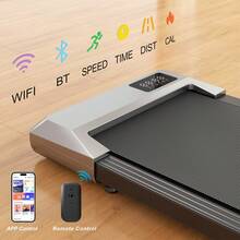 Walking Pad, Under Desk Treadmill For Home, Portable Mini Treadmill, No-Assembly Treadmills, App/Remote Control, Led Display, Walking Jogging Machine(‎Grey) - 查看 4