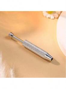 Piercing Taper Ball Grabber Tool For Changing Jewelry - 14G 16G 18G 20G Stainless Steel Flat Back Earrings Applicator Tool Threadless Insertion Pin Thread Body Piercing Kit For Ear Nose Lip, Silvery, Pink