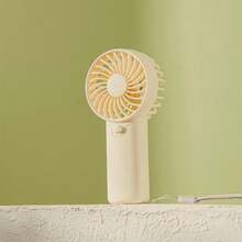 1pc Portable Handheld Cooling Fan - No Battery Needed, One-Click Operation, Compact & Lightweight Personal Mini Cooling Device For Summer Relief, Home & Outdoor Use, Cooling Fan Portable, Sleek Design, Userfriendly Design