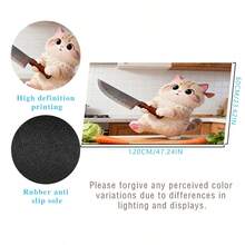 Tapis de protection de cuisinière, tapis de séchage d'ustensiles, tissu lavable antidérapant et résistant aux rayures, convient pour cuisinière à gaz, table de cuisson à induction, machine à laver, sèche-linge, dessus de table en verre, housse pour électroménager de cuisine, accessoire de vaisselle artistique, protection latérale de cuisinière