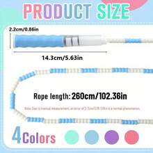 This Jump Rope Features Non-Slip Textured Handles And Segmented Durable Rope, Designed Specifically For Adult Fitness Training.