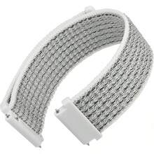 Smart Watch Strap - White/ Gray - View 12